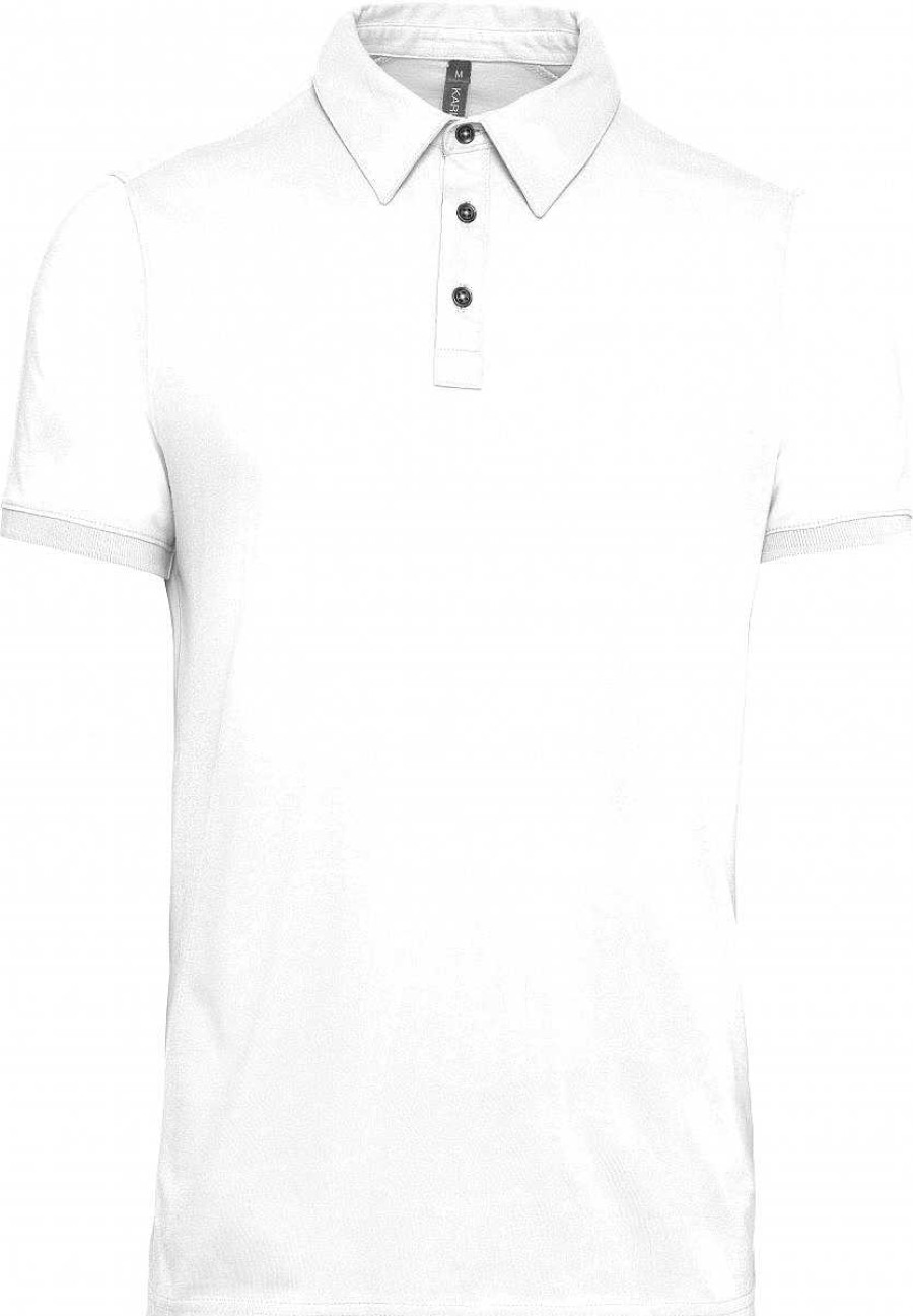 Ropa Kariban | Polo De Punto De Hombre Para Personalizar Blanco