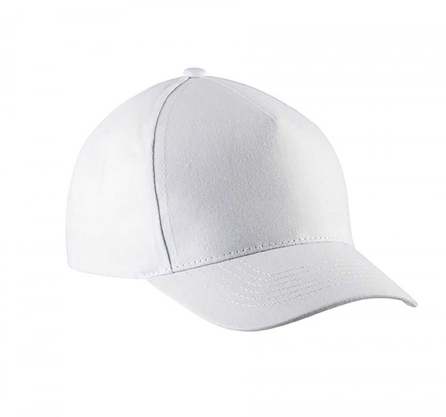 Accesorios K-up | Gorra Infantil De Algodon - 5 Paneles Blanco