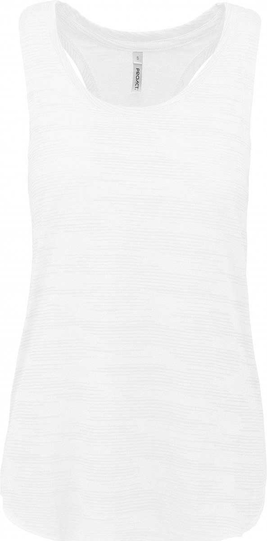 Ropa ProAct | Camiseta De Tirantes De Mujer Efecto China Para Personalizar Blanco