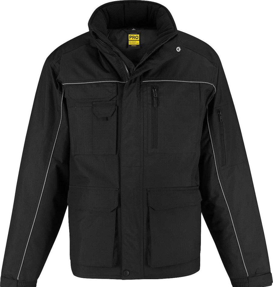 Ropa B&C | Chaqueta Ripstop Shelter Pro Para Personalizar Negro