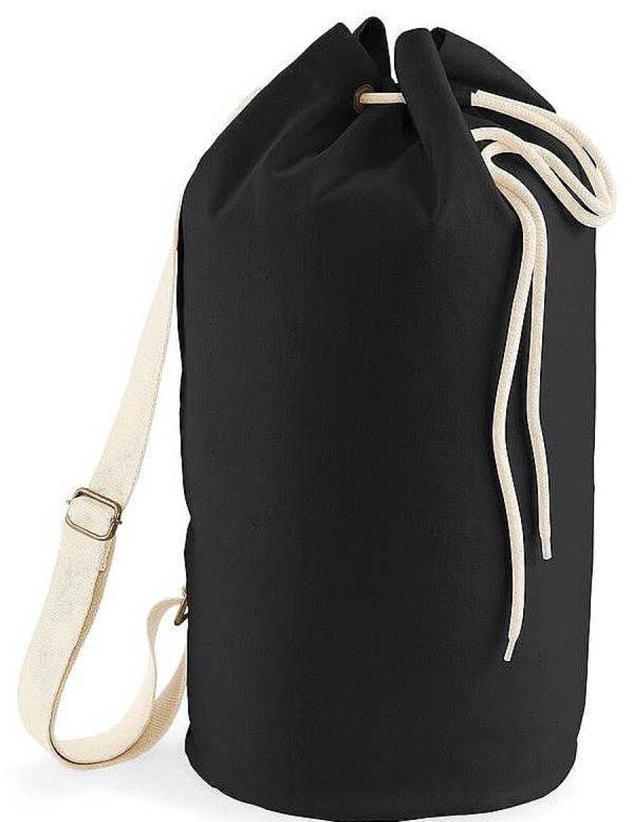 Accesorios Westford Mill | Bolso Marinero De Algodon Organico Para Personalizar Negro