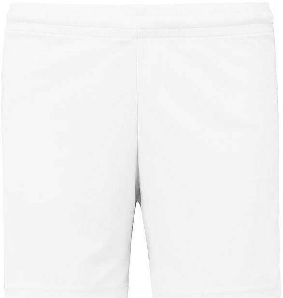 Deporte ProAct | Pantalon Corto De Futbol Para Mujer Para Personalizar Blanco