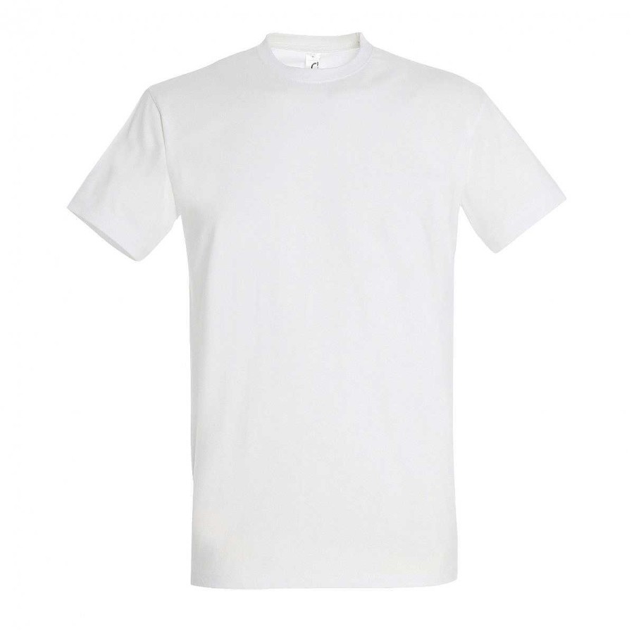 Ropa Sol's | Camiseta Gruesa Personalizada Para Hombre Blanco