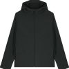 Ropa Stanley / Stella | Sudadera Con Capucha Softshell Discoverer Personalizable Para Hombre Negro