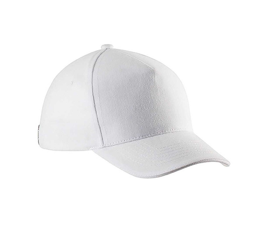 Accesorios K-up | Gorra Infantil Con Ribetes En Contraste Personalizables Blanco