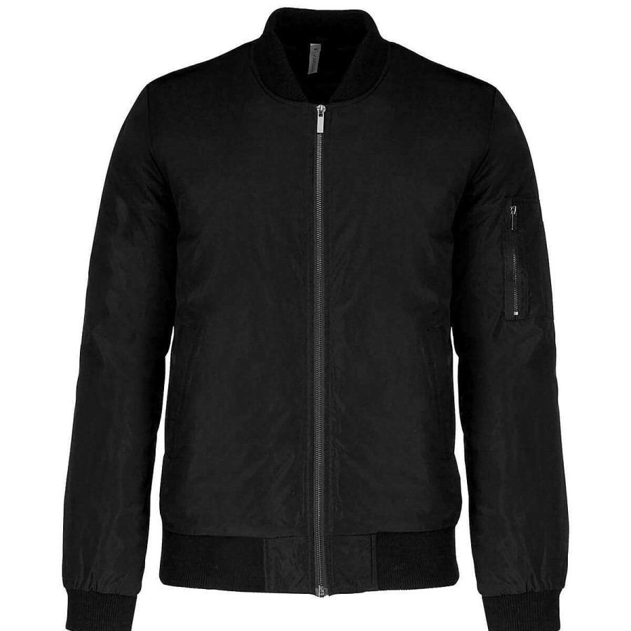 Ropa Kariban | Chaqueta Bomber De Hombre Para Personalizar Caqui Intenso