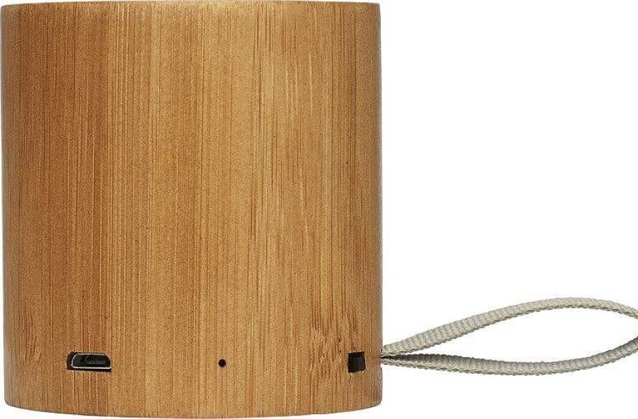 Accesorios Avenue | Altavoz Bluetooth De Bambu Para Personalizar