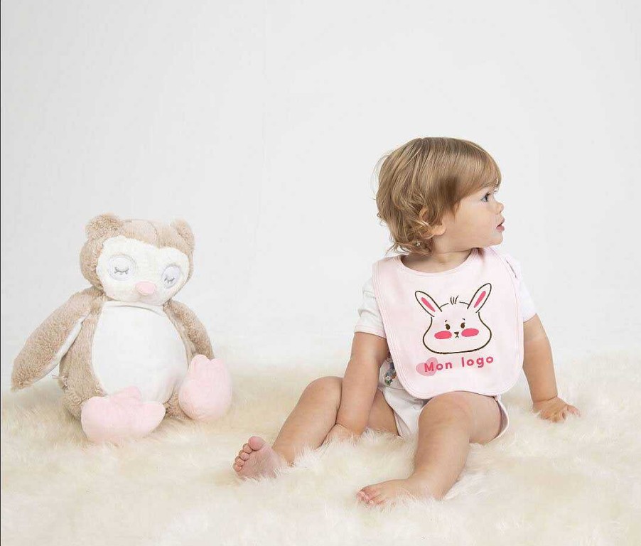 Accesorios Larkwood | Babero Bebe Para Personalizar Blanco