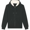 Ropa Stanley / Stella | Chaqueta Sherpa De Algodon Organico Para Personalizar - Hygger Sherpa Negro