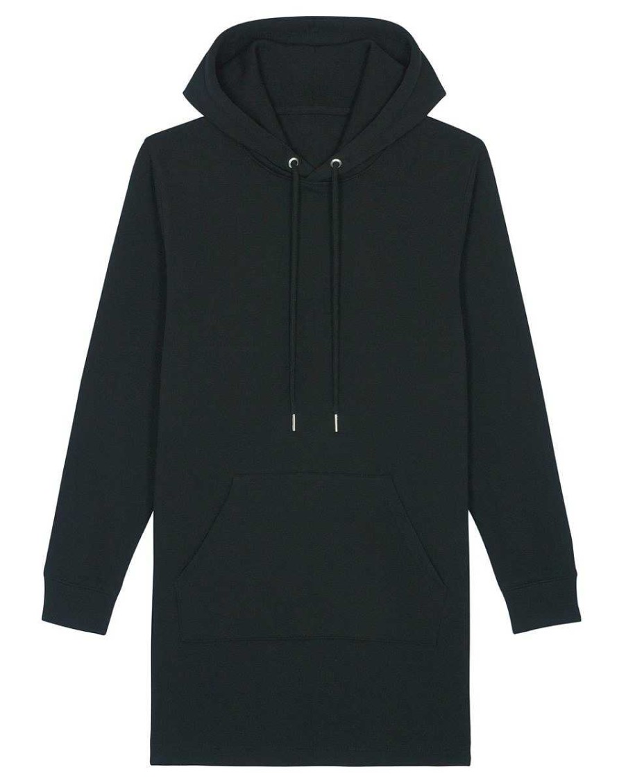 Ropa Stanley / Stella | Vestido Sudadera Con Capucha Personalizable - Streeter Negro