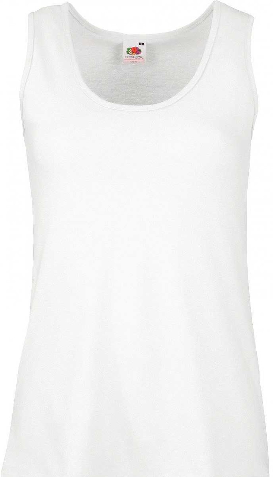 Ropa Fruit of the Loom | Camiseta Sin Mangas De Mujer Para Personalizar Blanco