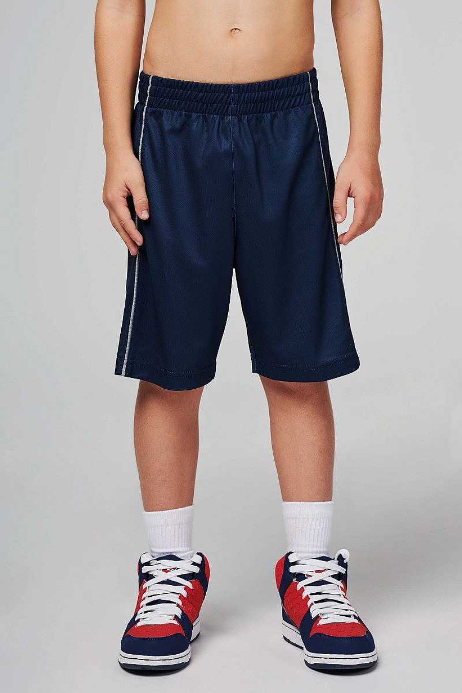 Deporte ProAct | Pantalon Corto De Baloncesto Infantil Personalizable Blanco