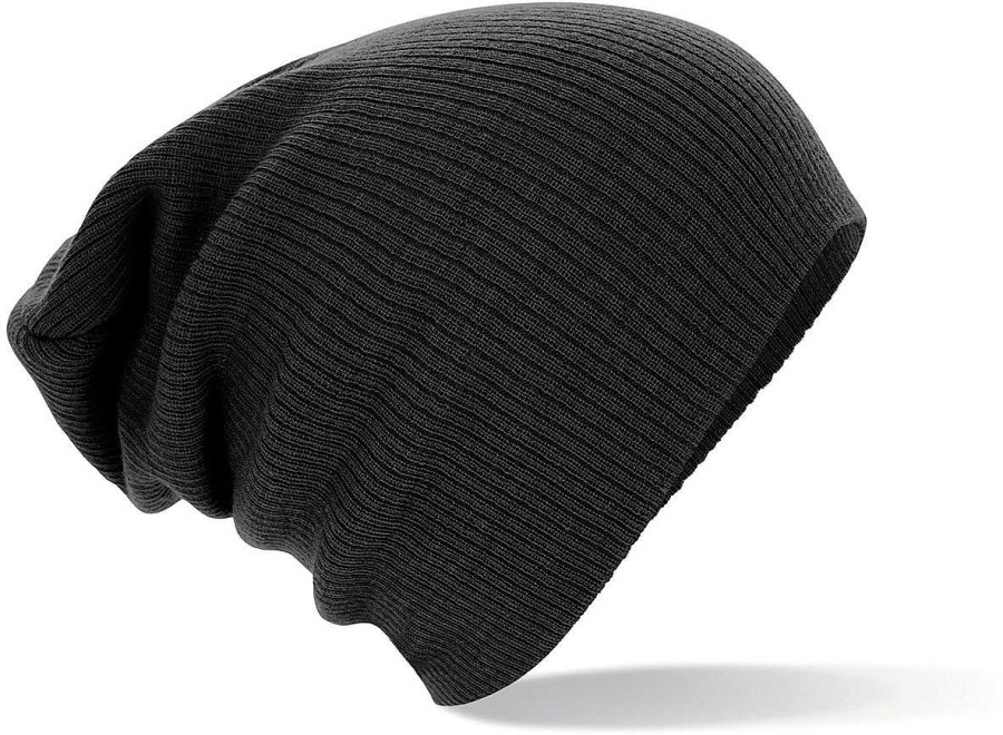 Accesorios Beechfield | Gorro Holgado Gorro Gorro Negro