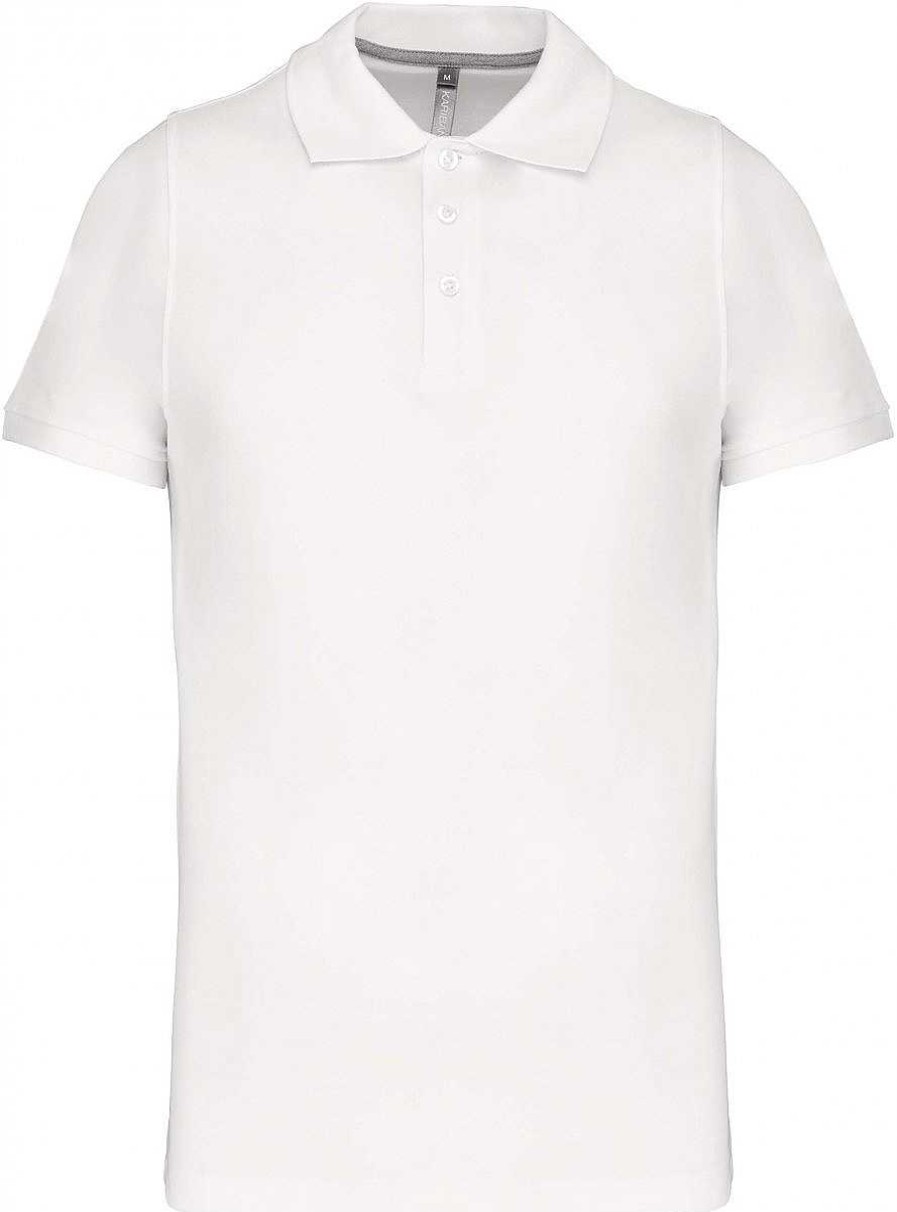 Ropa Kariban | Polo Grueso Manga Corta Para Personalizar Blanco