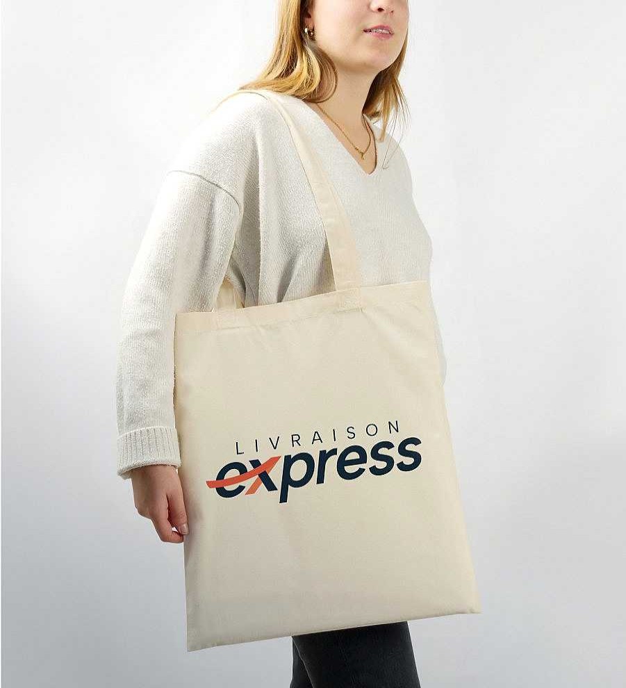 Accesorios Mister Tee | Tote Bag Entrega Express Para Personalizar Blanco