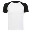 Ropa Sol's | Camiseta De Beisbol Personalizada Para Hombre Blanco/Negro